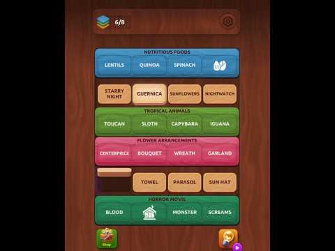 Associations - Colorwood Game Levels 261-262-263-264-265-266-267-268-269-270