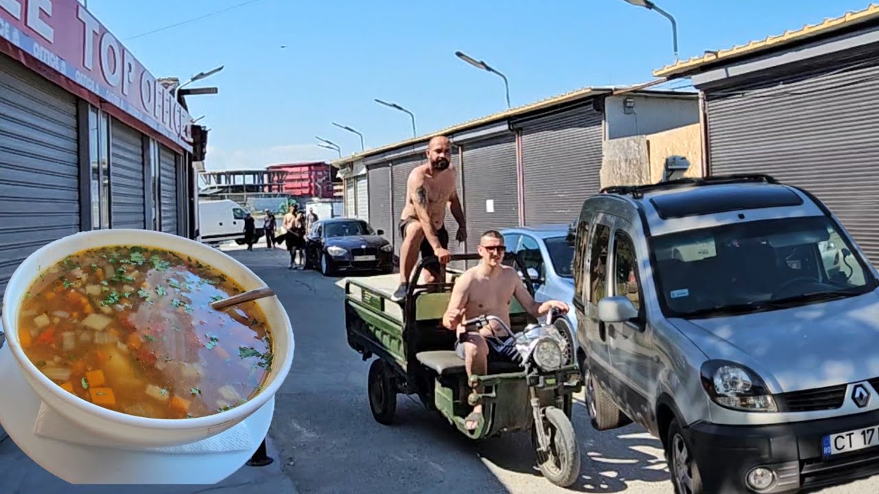 Cu Kangurul in Costinești.Golful Francezului.Plaja noua mărită.O ciorbă cat un televizor!!!