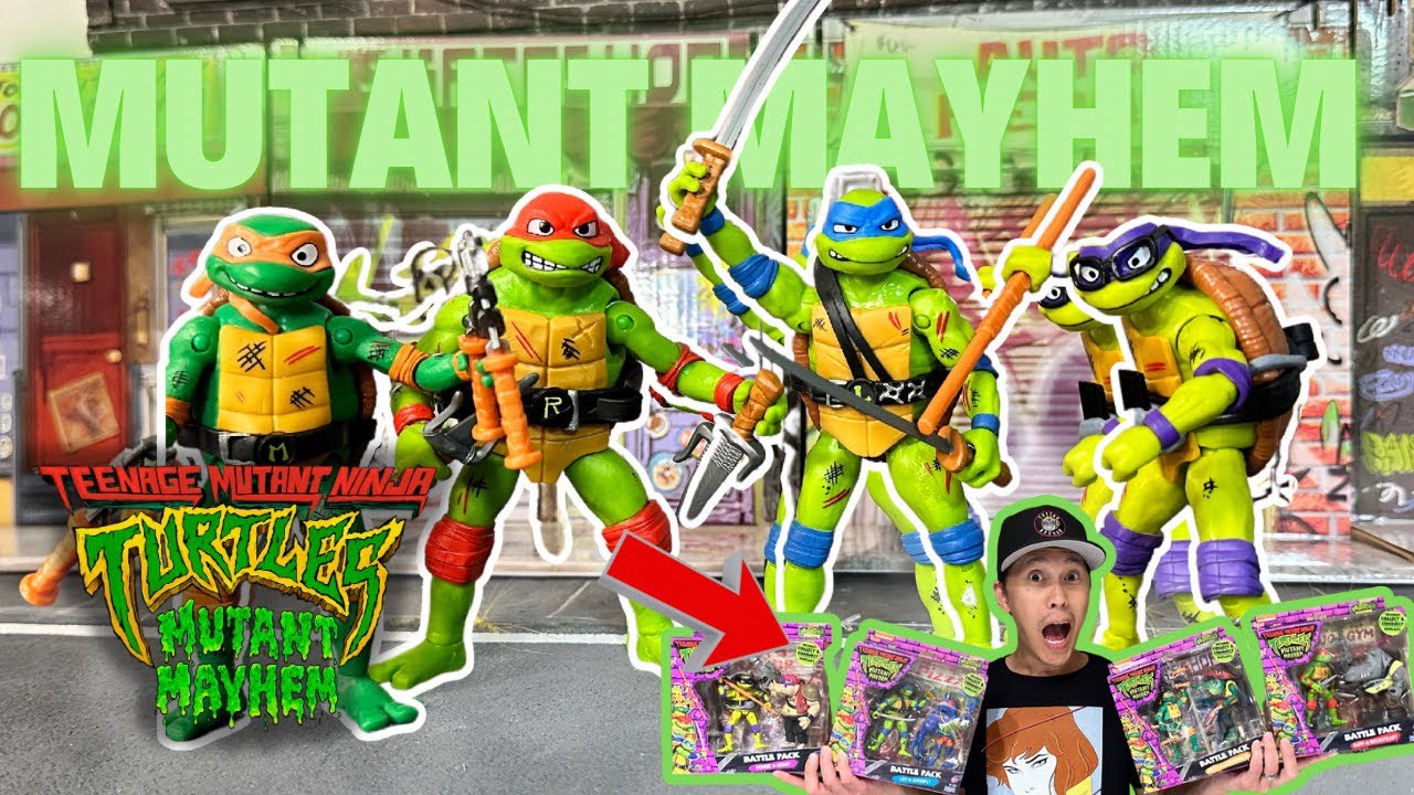 Cowabunga! Here's your exclusive sneak peek at the 'Teenage Mutant Ninja  Turtles: Mutant Mayhem' toys