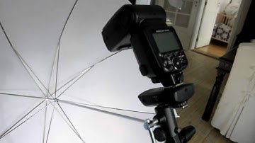 Cactus V5 - Transceiver with Manfrotto 026 Swivel Umbrella Adapter