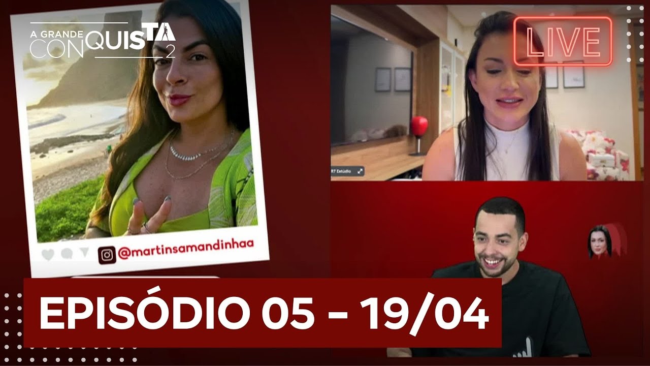 Live A Grande Conquista: Lucas Selfie e Ju Nogueira repercutem lista de participantes