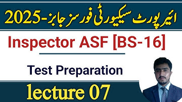 FPSC Inspector ASF syllabus and test preparation | lecture 07 | sufian Goraya | FPSC English grammar