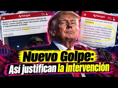 THEY FABRICATE A POLL to justify Trump's INTERVENTION in Mexico