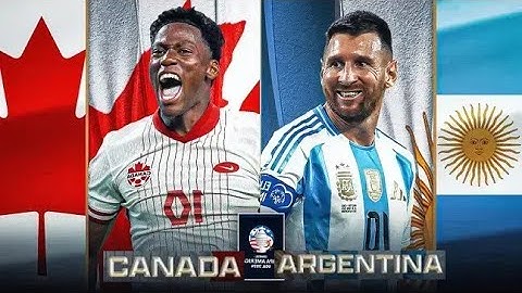Argentina Vs Canada 2-0 Copa America 2024 Semi Final Full Match | ARG VS CAN