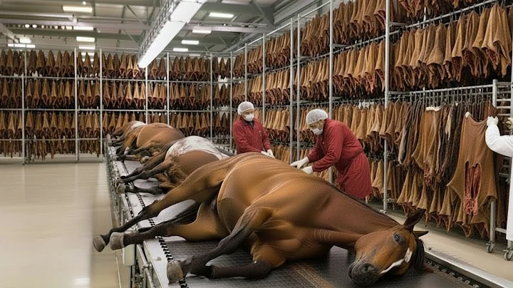 FULL PROCESS  Inside the Horse Leather Factory – From Raw Hide to Luxury Fashion