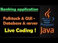 Fullstack Banking App with Java - #3 - First frames + SURPRISE