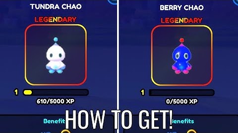 HOW TO GET THE NEW BERRY & TUNDRA CHAO IN SONIC SPEED SIMULATOR!! (WORLD 5!)