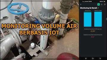 Sistem Monitoring Volume Air Bersih Groundtank Berbasis IoT
