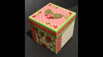 Exploding Box Card With Drawers Tutorial