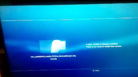 PS3 Exploited -  backup manager prob