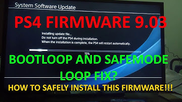 PS4 9.03 UPDATE! | How to SAFELY INSTALL PS4 9.03 UPDATE | PS4 Bootloop ERROR FIX!