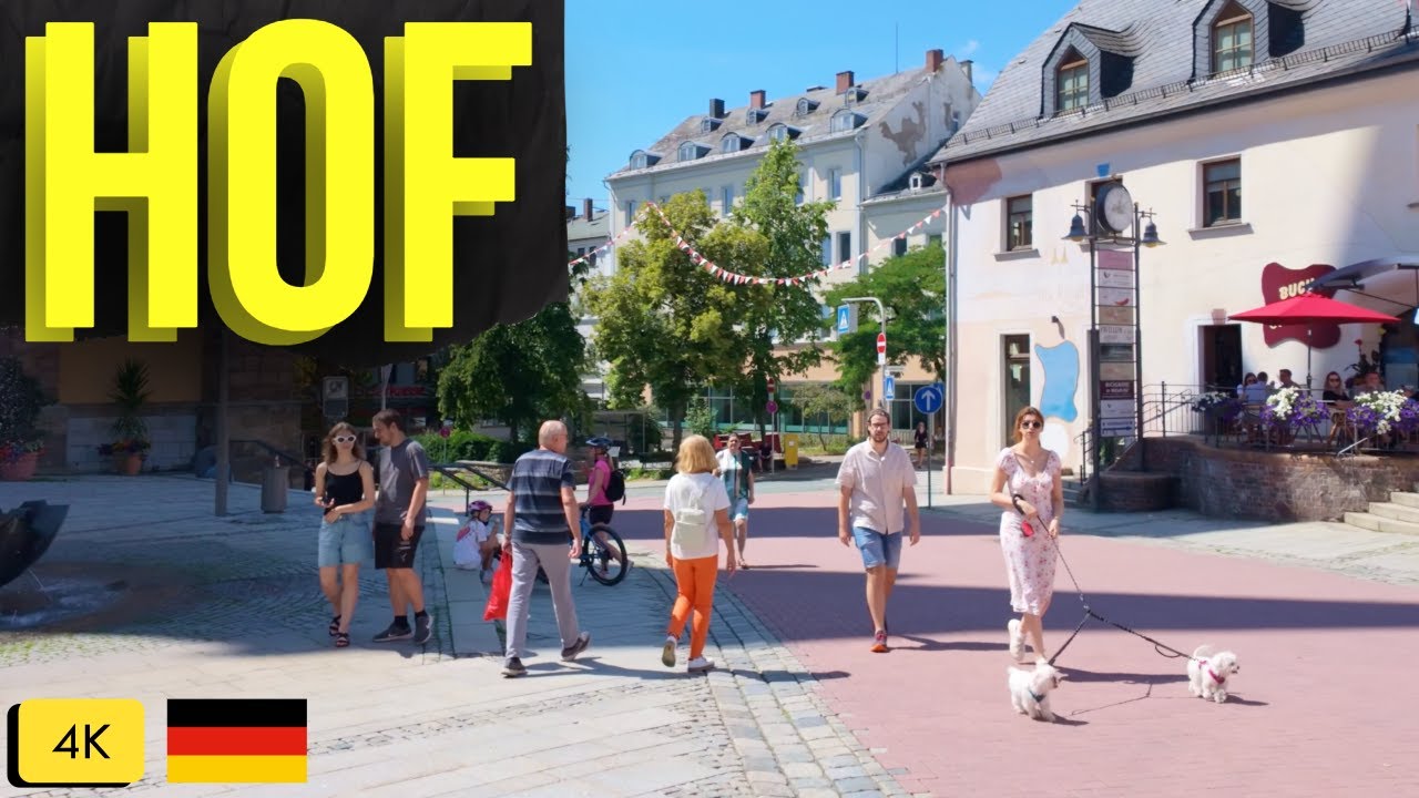 Hof Walking Tour | Hidden Gem of Bavaria! Hof, Germany Walking Tour in 4K | Walking Tour 4k #germany