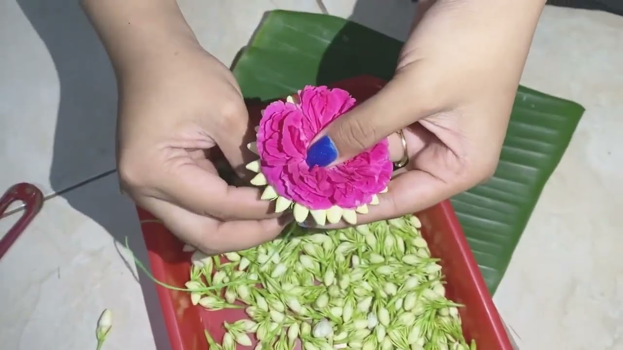 Tutorial ronce melati asli ceplok mawar lokal