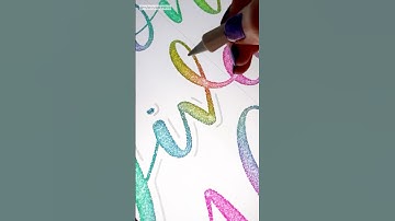 Procreate Lettering #shorts #procreate #calligraphy #lettering #handlettering