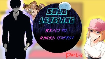Solo Leveling React to Rimuru Tempest as a monarch |Part-2| GCRV