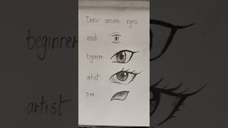 drawing anime eyes 👀# #drawing #art #howtodraw #tutorial #sketch #shorts