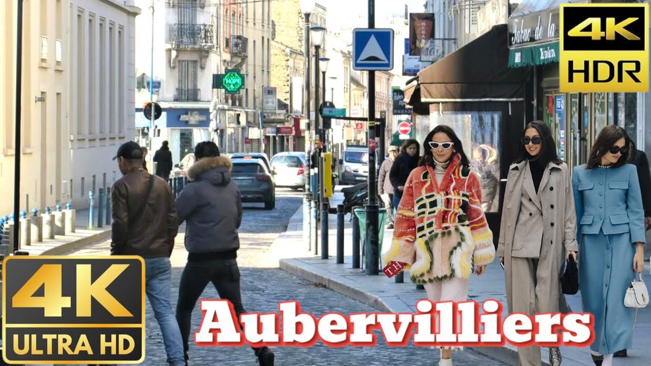 Aubervilliers, France - Aubervilliers Walk Tour 4K | Aubervilliers 4K | ParisWalks 4K