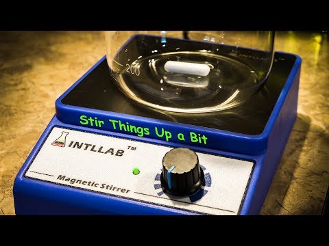 magnetic stirrer test, review, and demonstration INTLLAB 3000 rpm, MS-500