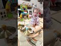 Not her trying to sing and drum to twinkle twinkle little star 🤣 #babytoys #kidsdrumset #shortsfeed