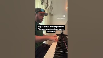 Thumbnail of I finally memorized it! #100daysofpractice #piano #music
