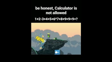 No using calculator! #badpiggies #shorts