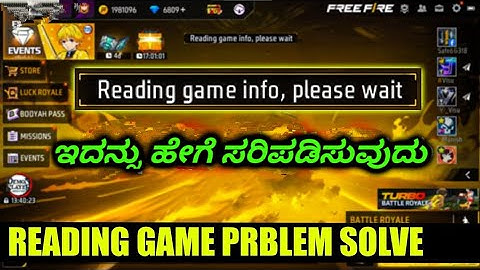 reading game info please wait free fire kannada reading game info please wait free fire 2023 kannada