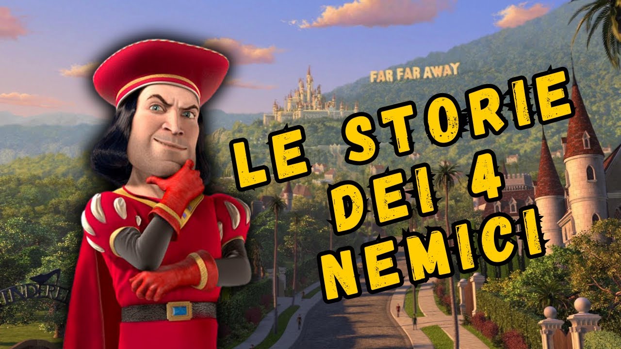 SHREK: LE STORIE DI TUTTI I NEMICI SPIEGATE IN BREVE ⚔