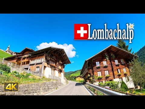 Swiss Alps 🇨🇭 Scenic drive from Interlaken to the Lombachalp