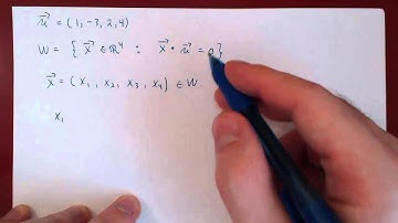 Subspace Theorem & Basis - #1