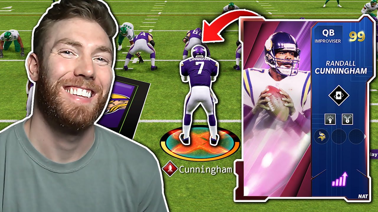 Лучший квотербек в Мэддене... 99 в общем зачете Рэндалл Каннингем!