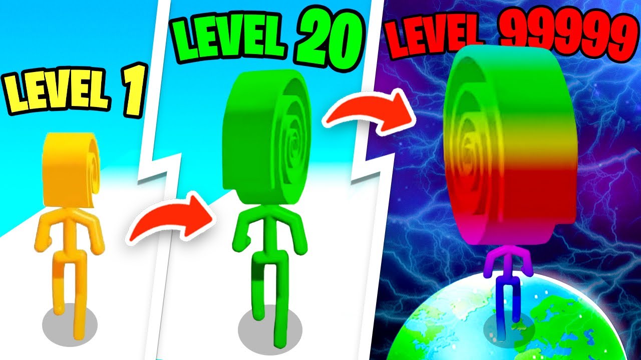 Upgrading NOOB to GOD in LAYER MAN RUN!