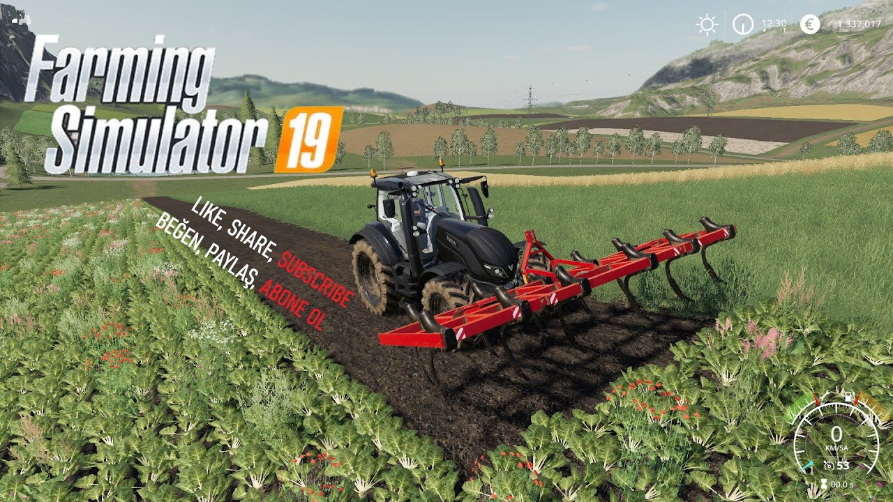 Farming Simulator 2019 Lizard 6m Front Cultivator Saban Mod FS19