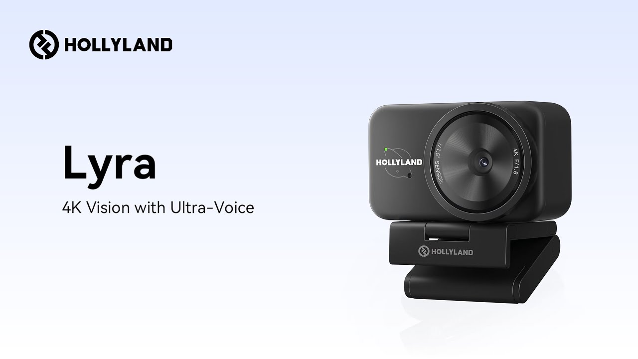 Hollyland、 4K UHDウェブカメラ「Lyra」発売。AI機能と大型センサーで