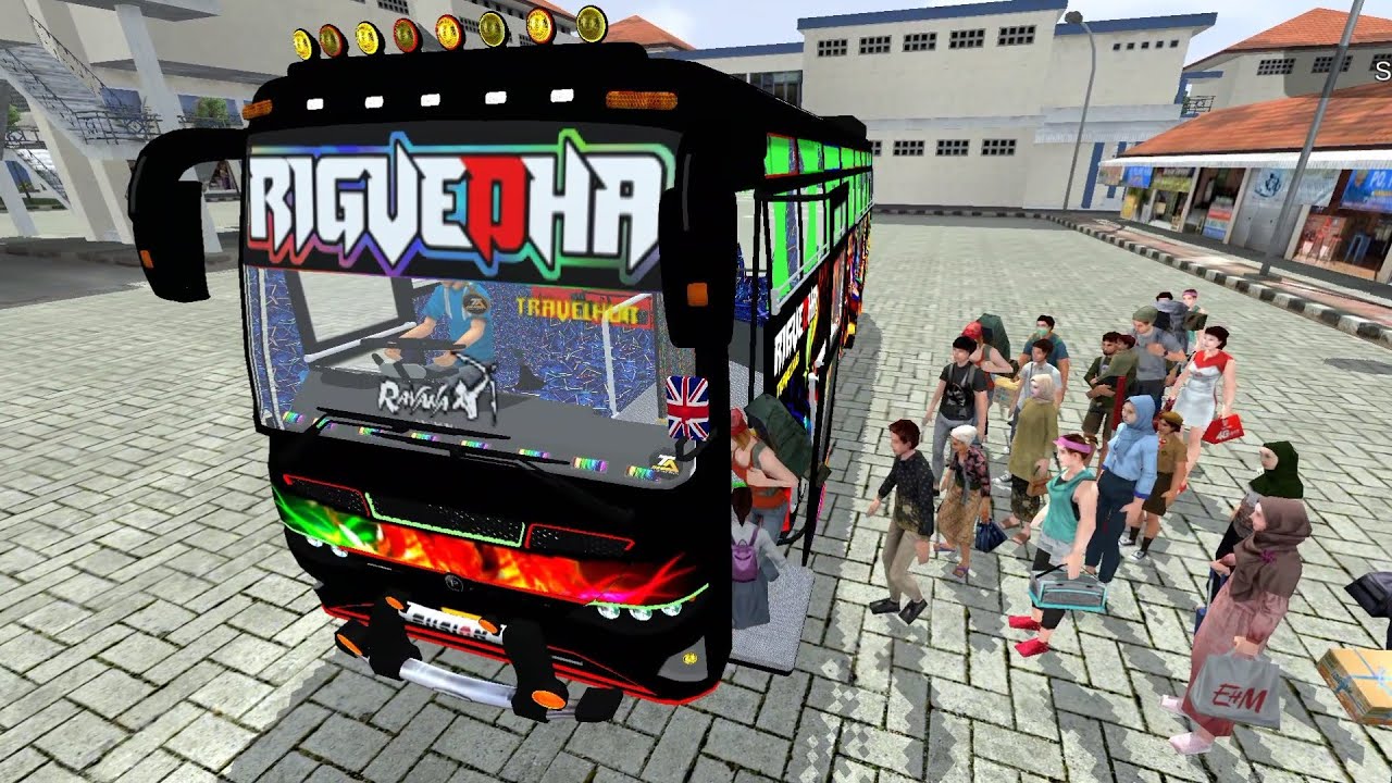 💥 RIGVEDHA darinda road mafia bus simulator indonesia android game play video 