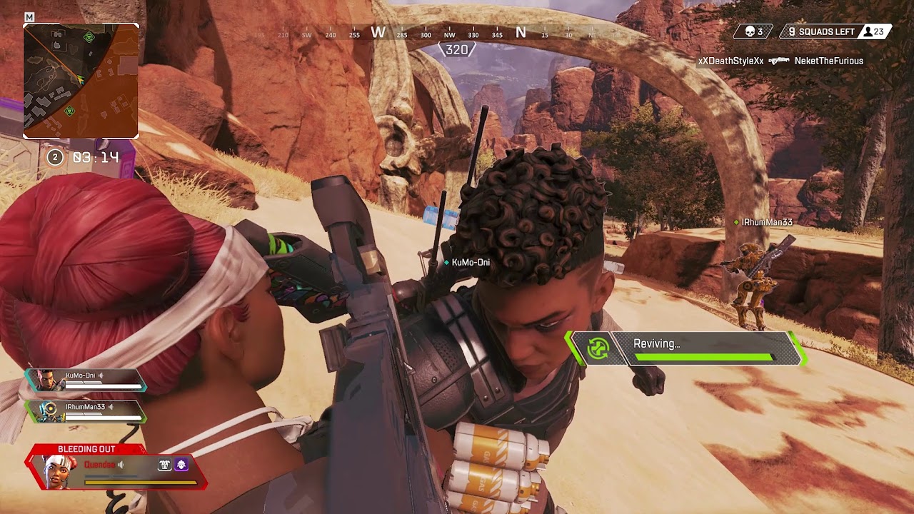 Apex Legends OBS 23.0.0-rc2 NVENC (new) test - UPSCALED