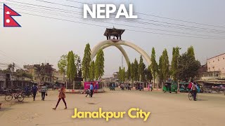 Walking In Nepal - Popular City Centre Areas In Janakpur City 2021