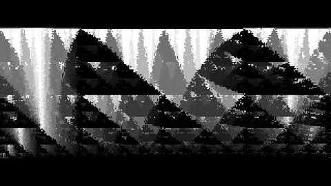 "Gespensterwald" - 64 bytes msdos intro