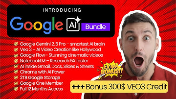 Google AI Ultimate Deal | Unlock Gemini Pro, Veo 3, Flow & $300 Free AI Credits