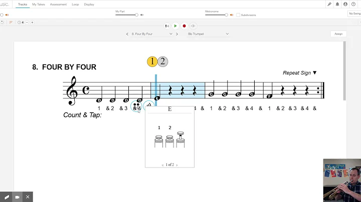 8. Four By Four - Trumpet TUTORIAL