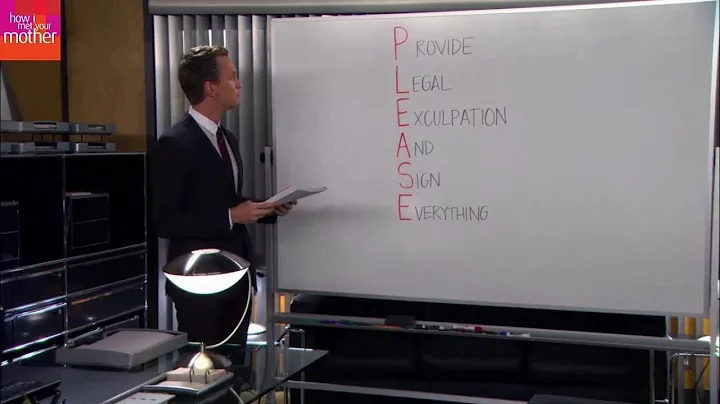 P.L.E.A.S.E. De qu trabajaba Barney Stinson en How...