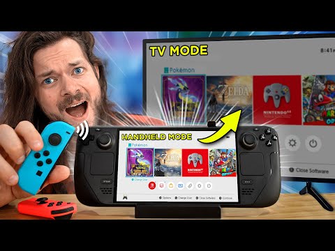 I made a Nintendo Switch PRO out of a Steam Deck