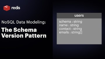 The Schema Version Pattern: NoSQL Data Modeling with Redis