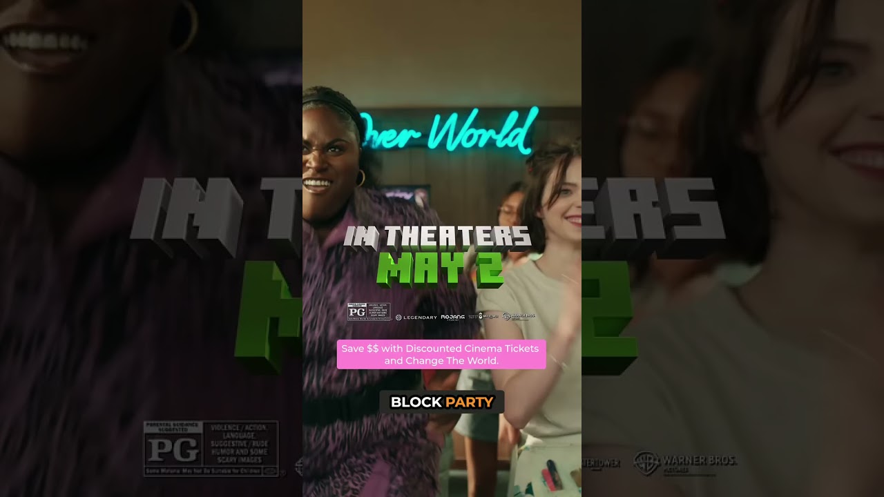 Minecraft Movie Block Party Edition: Sing, Meme, Celebrate & Save with WonderTix