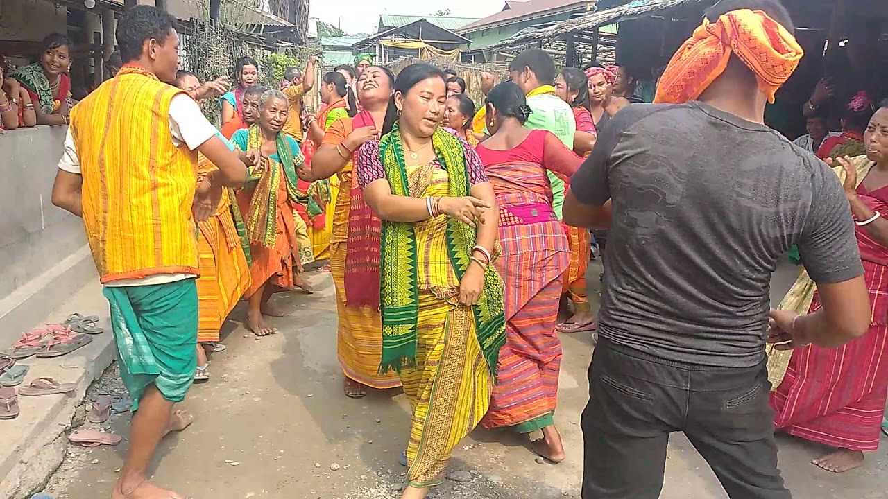 Bwisagu performance of koila moila village under chirang District. Dated 15/4/2021