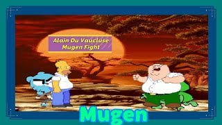 Mugen : Homer Simpson & Gumball Vs Peter Griffin & Two (Request)