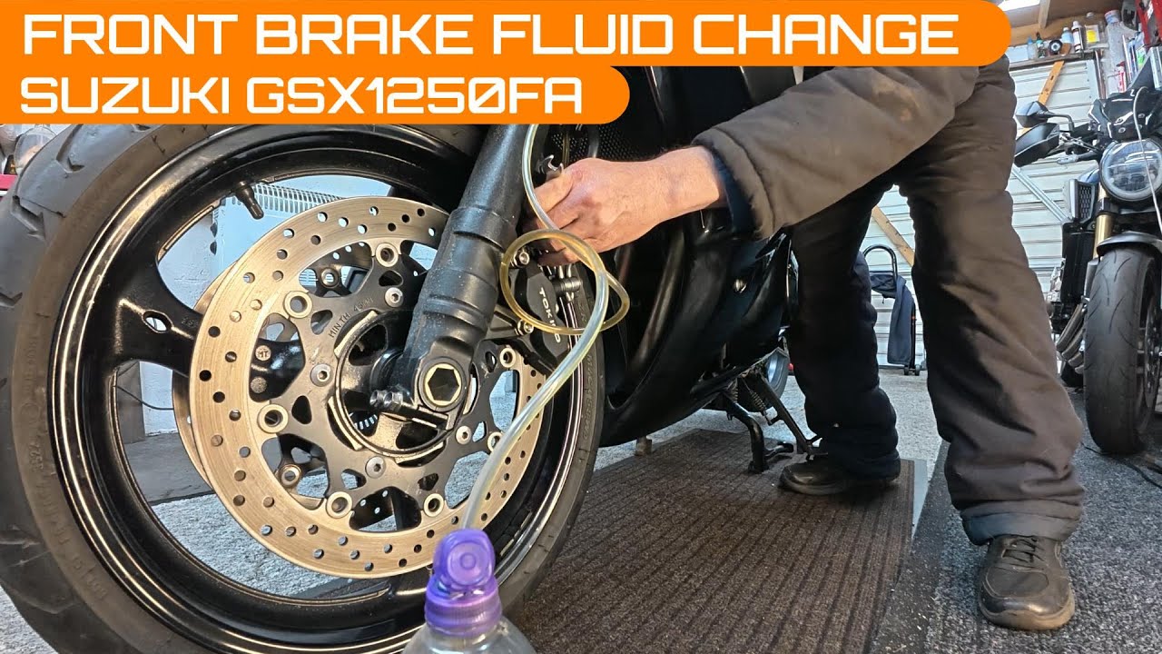 Suzuki GSX1250FA front brake fluid change