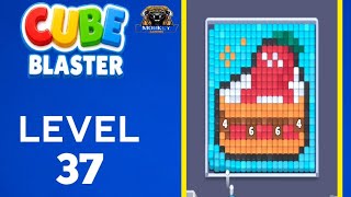 Cube Blaster Level 37 Walkthrough Solution 
