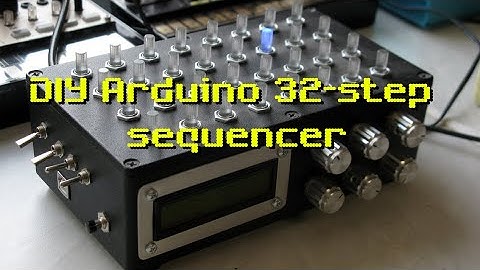 DIY Arduino 32-steps MIDI-sequencer - Demo