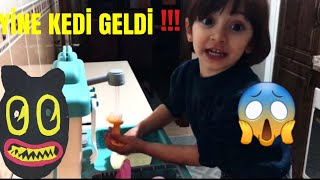 YİNE KEDİ GELDİ!!! BAKIN BENAN NE YAPTI!!!