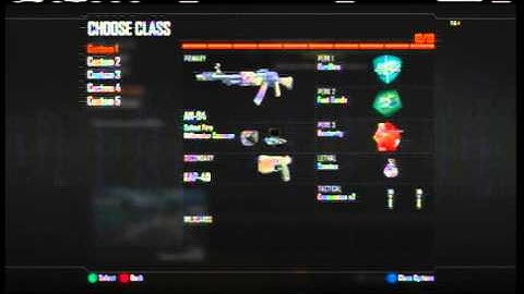 Black Ops 2 Menu Options & Create A Class